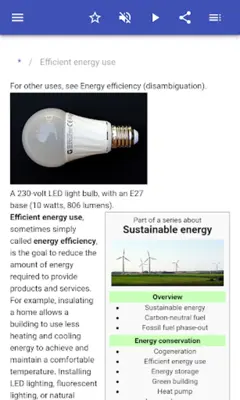 Energy conservation android App screenshot 12